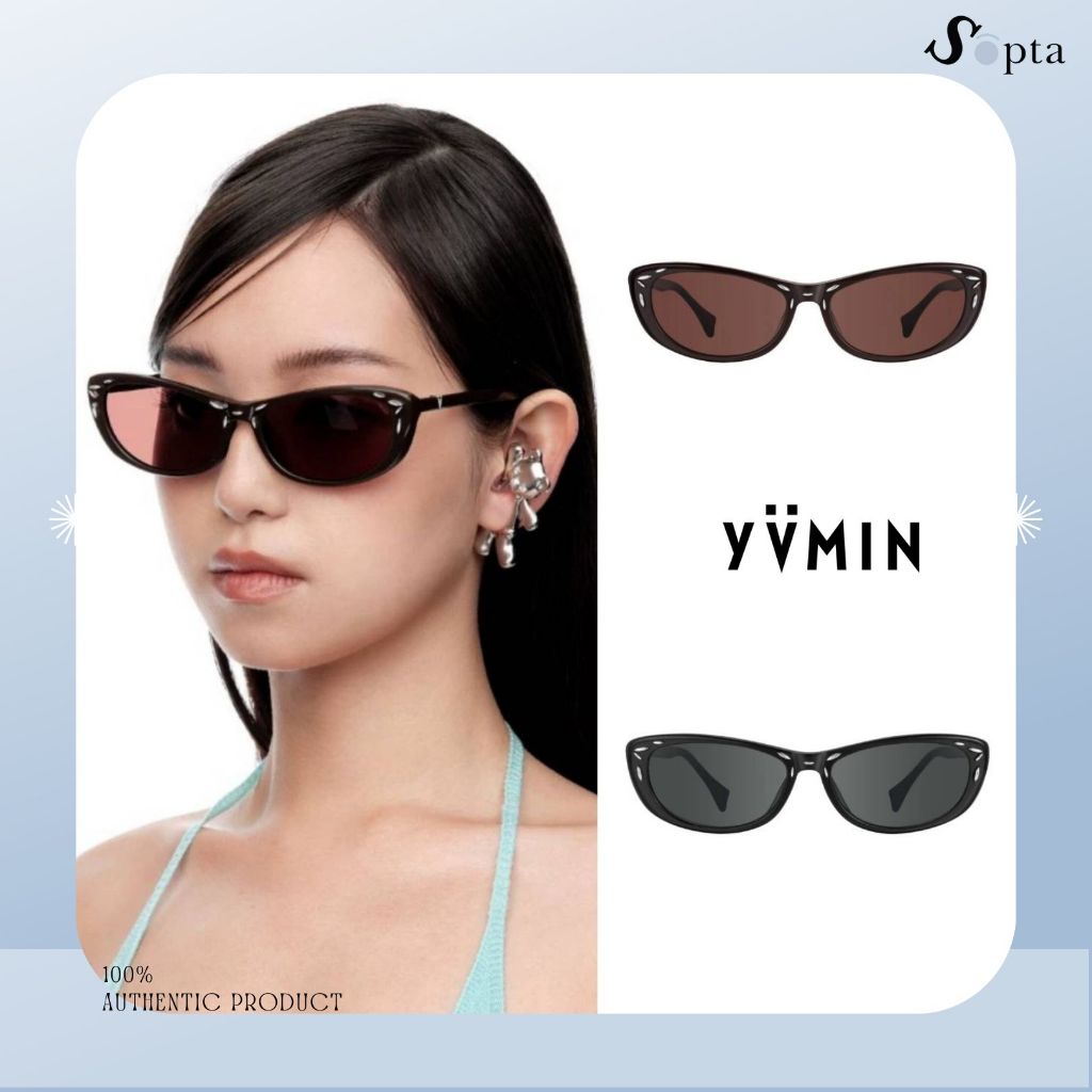 ( PRE-ORDER) แว่นตา แว่นกันแดด YVMIN รุ่น Ripple / Metal Inlaid Sunglasses