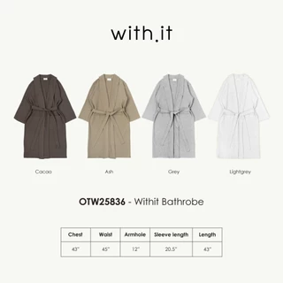 Withit Bathrobe ชุดคลุมอาบน้ำ - OTW25836