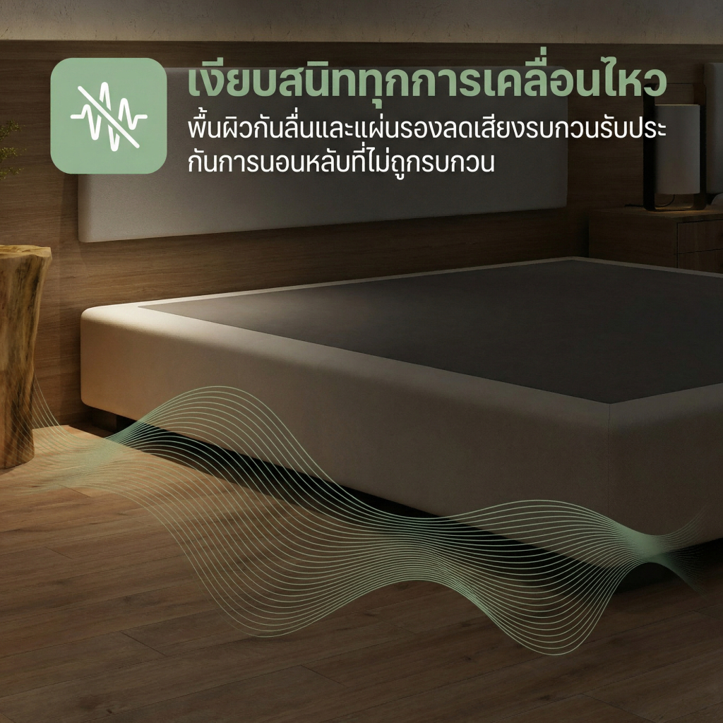 WHF เตียงนอน bed เตียงบล็อก โครงไม้เต็ง รูปที่ 4