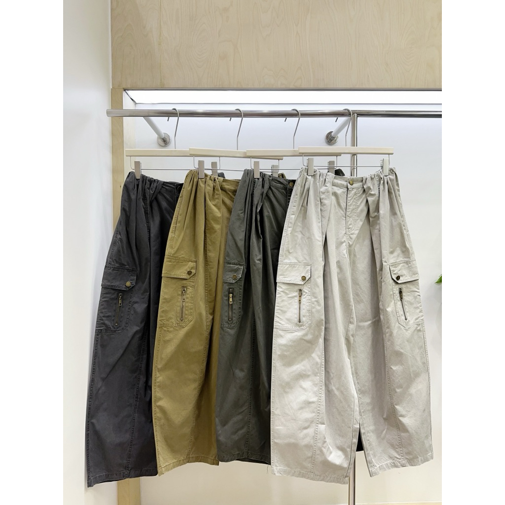 ส่งด่วน 🛵 #26K059 MMFISH 𝗥𝗢𝗠𝗘 𝗪𝗜𝗗𝗘 𝗟𝗢𝗡𝗚 𝗣𝗔𝗡𝗧𝗦 กางเกงขายาวทรงบอลลูน ดีไซน์ชิคทรงฮิต - รูปที่ 6