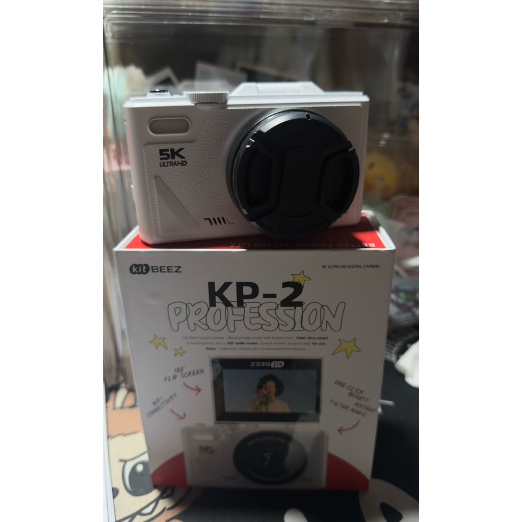 ส่งต่อ กล้อง KiTBEEZ KP-2 กล้องดิจิตอล 75MP 5K 64GB พร้อมแบต สายชาร์จ สายคล้อง #kp2 #kitbeez #กล้องด