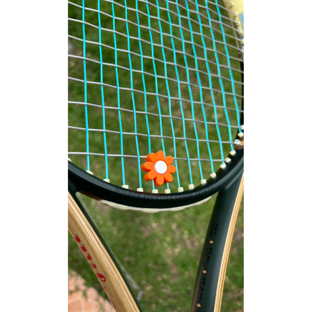 (พร้อมส่ง) กันสะเทือน ดอกเดรซี่ dampener tennis - รูปที่ 5