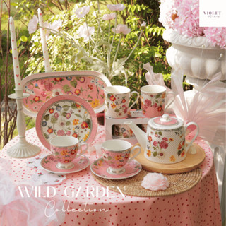 Violet Flamingo - Wild Garden Collection – กาน้ำชา แก้วชาพร้…