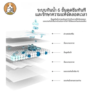 【3 แพ็】 BUFFOแผ่นรองฉี่สุนัข กำจัดกลิ่น ซึมซับไดีดี ผ้ารองฉี่สุนัข แผ่นรองฉี่แมว แผ่นลองฉี่สุนัข รองฉี่สุนัข แผ่นรองซับส