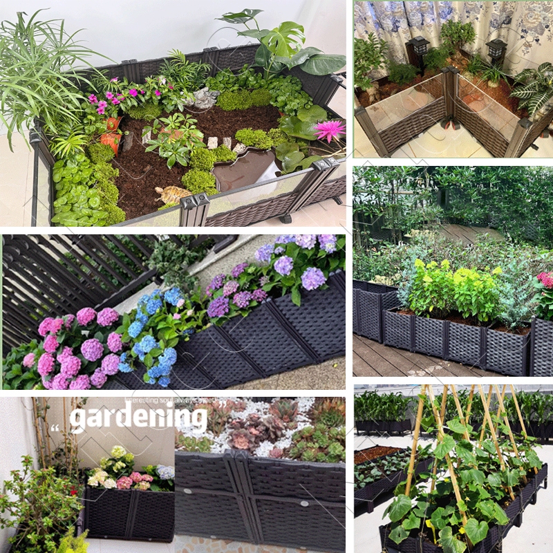 ยกด้านล่างขึ้น🔥กระบะปลูกผัก แข็งแรง ทนแดดทนฝน ไม่กรอบและไม่แตกหักง่าย Balcony Vegetable Planting Box - รูปที่ 6