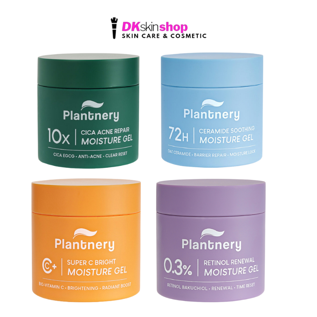 แพลนท์เนอรี่ ซิก้า/เซราไมด์/ซุปเปอร์ซี/เรตินอล มอยส์เจอร์ เจล Plantnery Cica/Ceramide/Super C/Retinol Moisture Gel 60g.