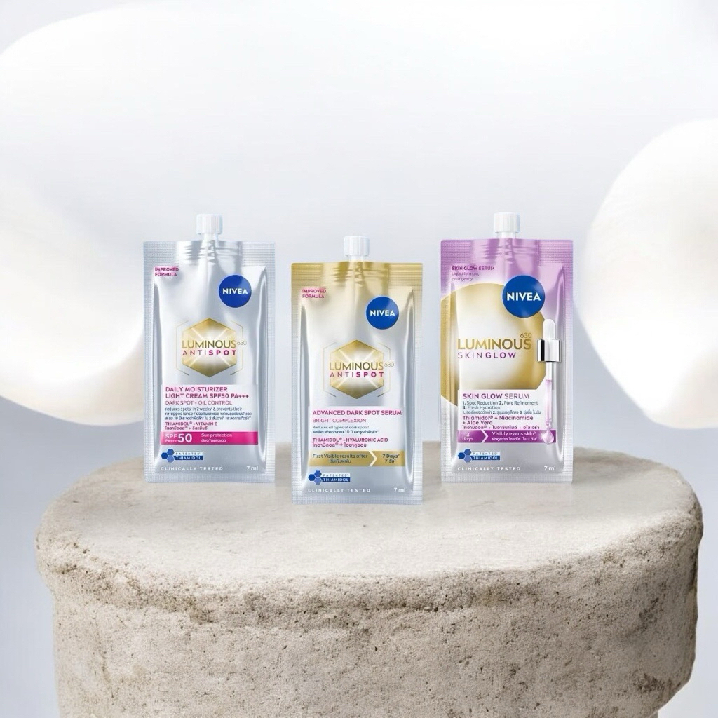 Nivea Luminous 630 1 กล่องบรรจุ 6 ซอง