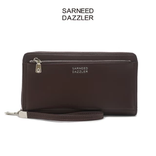 SARNEED Allure Wristlet กระเป๋าสตางค์ใบยาว (อะ-ลัวร์) พร้อมสายคล้องมือ หนังPU พรีเมียม นุ่มเบา ใส่แบงก์พันได้ไม่ต้องพับ