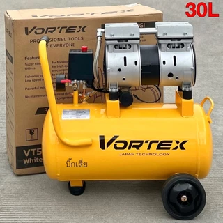 ปั้มลม 30ลิตร 50ลิตร Vortex รุ่นLimited เสียงเงียบ ปั้มลมออยฟรี Oilfree +อุปกรณ์ครบชุด รับประกัน1ปี