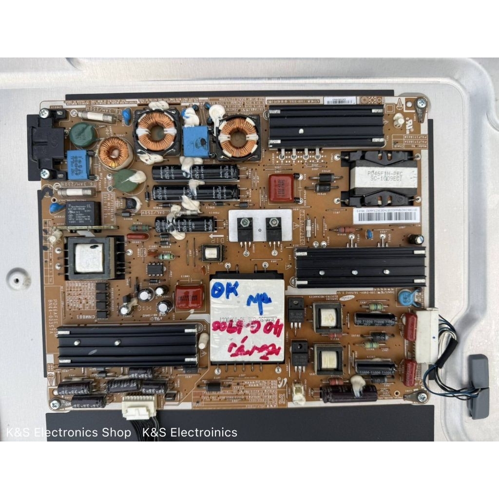 Power Supply Samsung  UA46C5000QR , UA40C6200UR , UA40C6900VRพาร์ท BN44-00357Aอะไหล่แท้/ของถอดมือสอง