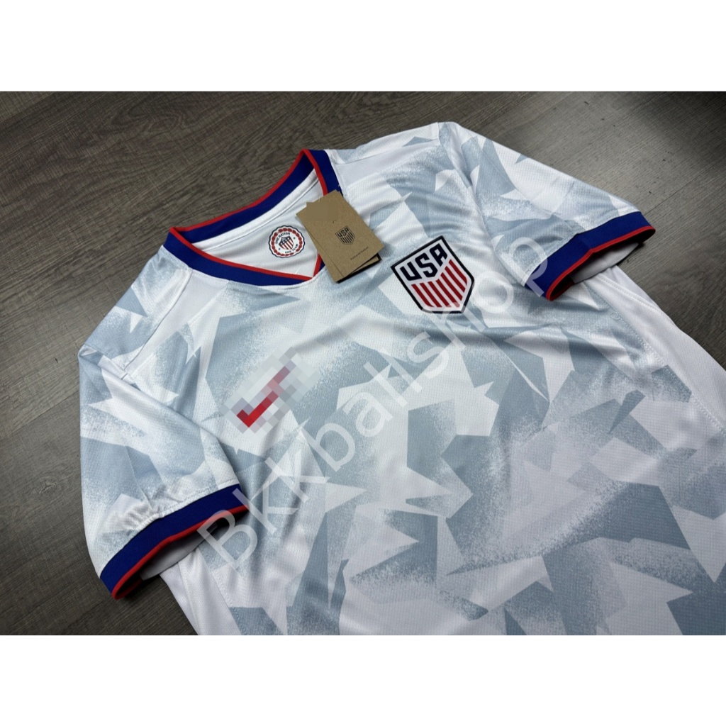 [แฟนบอล] - เสื้อฟุตบอล ทีมชาติ อเมริกา Home เหย้า ฟุตบอลโลก ปี 2026