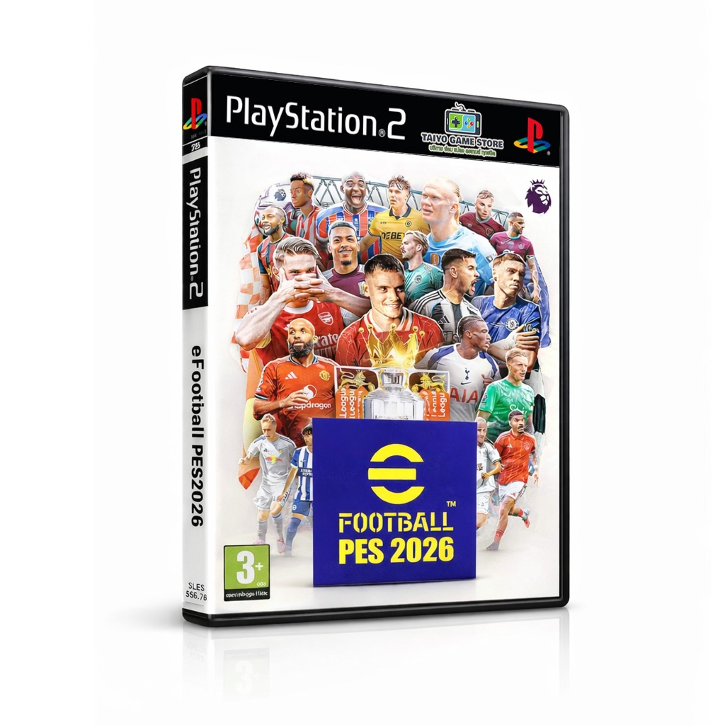 แผ่น PES EFOOTBALL 2026 (PS2) อัพเดทล่าสุด 2026 อัพเดททุกๆวันที่1กับ16ของทุกเดือน