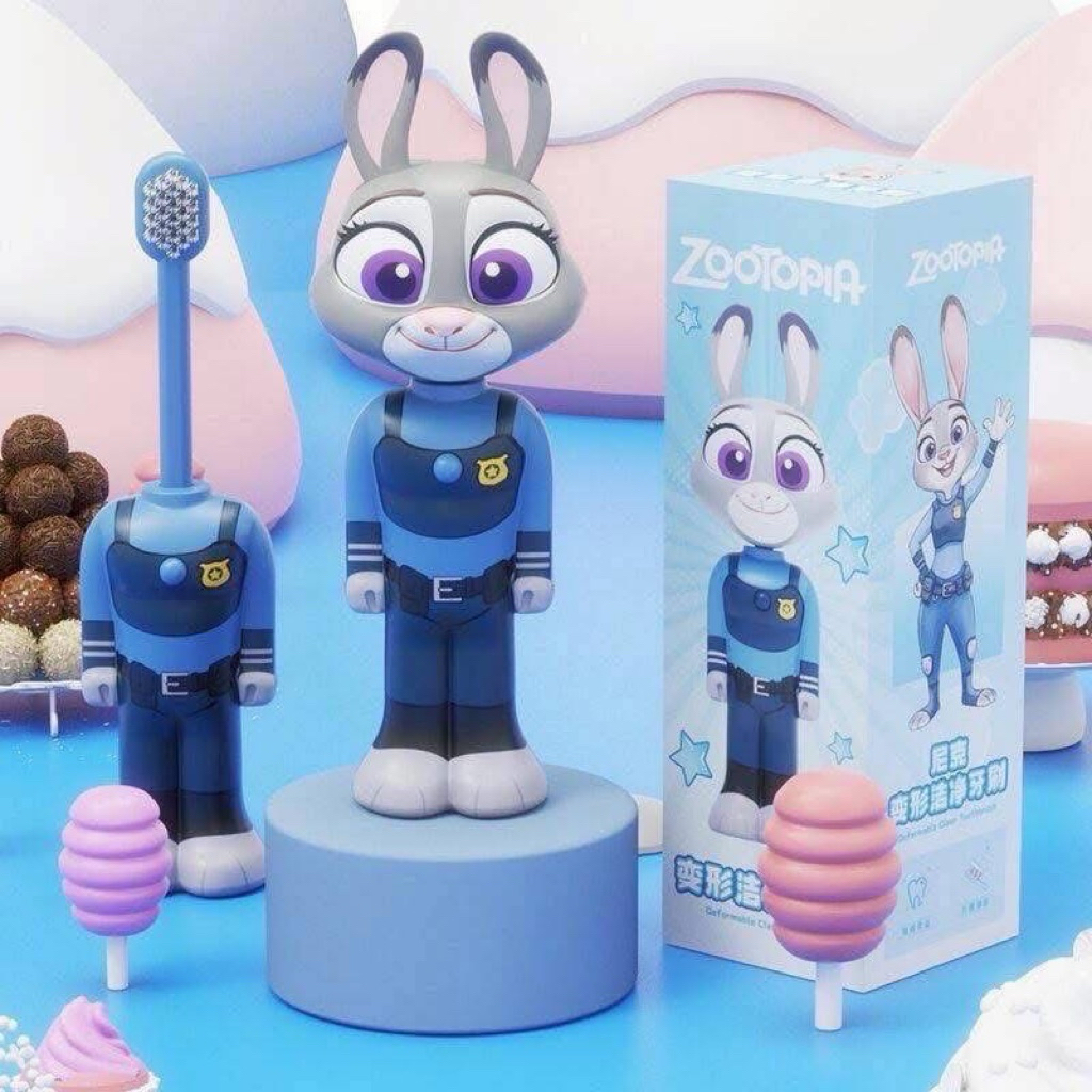 🐰พร้อมส่ง🦊🐰แปรงสีฟัน 𝗭𝗼𝗼𝘁𝗼𝗽𝗶𝗮 𝗧𝗼𝗼𝘁𝗵𝗯𝗿𝘂𝘀𝗵 𝗙𝗼𝗿 𝗞𝗶𝗱𝘀 รูปที่ 3