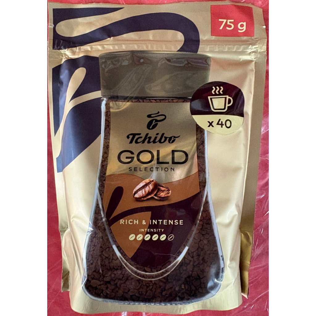 ทชิโบโกลด์แบบถุงเติมขนาด 150 กรัมและ ขนาด75กรัม