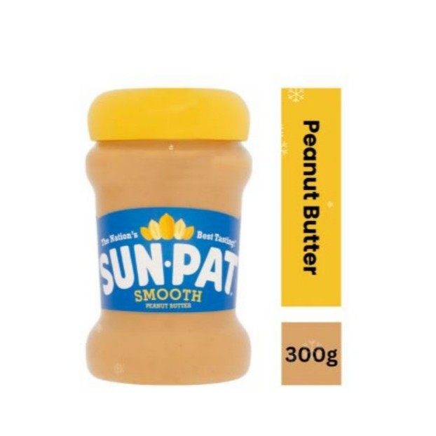 SUN PAT Smooth Peanut Butter 300 g. Hot Deal Price 40% Off