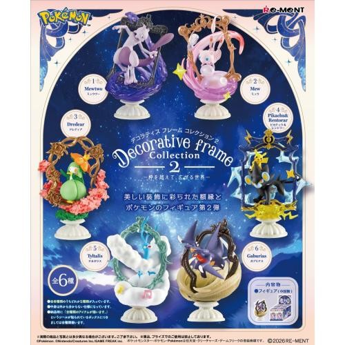 (🔴PRE-ORDER) Pokemon Decorative Frame Collection2 -Beyond the Frame, a World Expands- 6Pack BOX ของแ