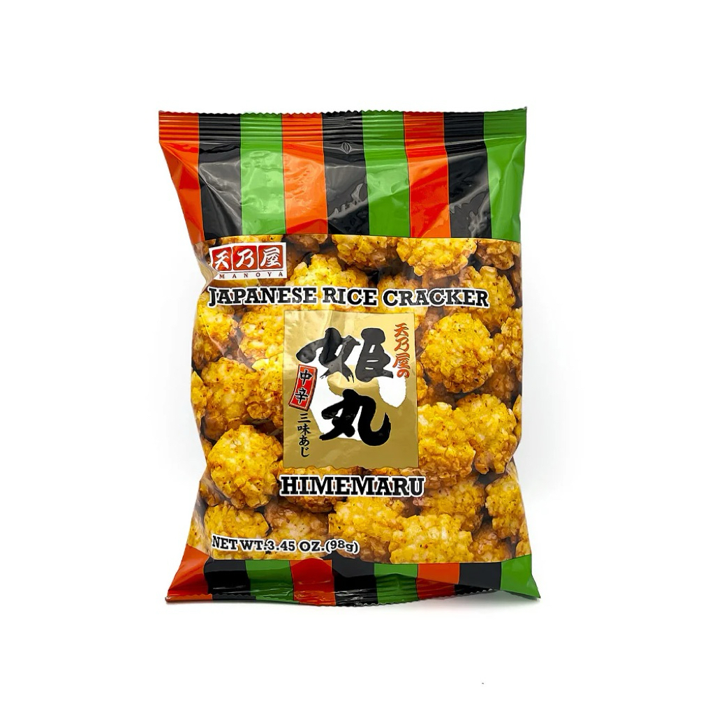 พร้อมส่ง amanoya japanese rice cracker himemaru 98 กรัม ประเทศญี่ปุ่น🇯🇵