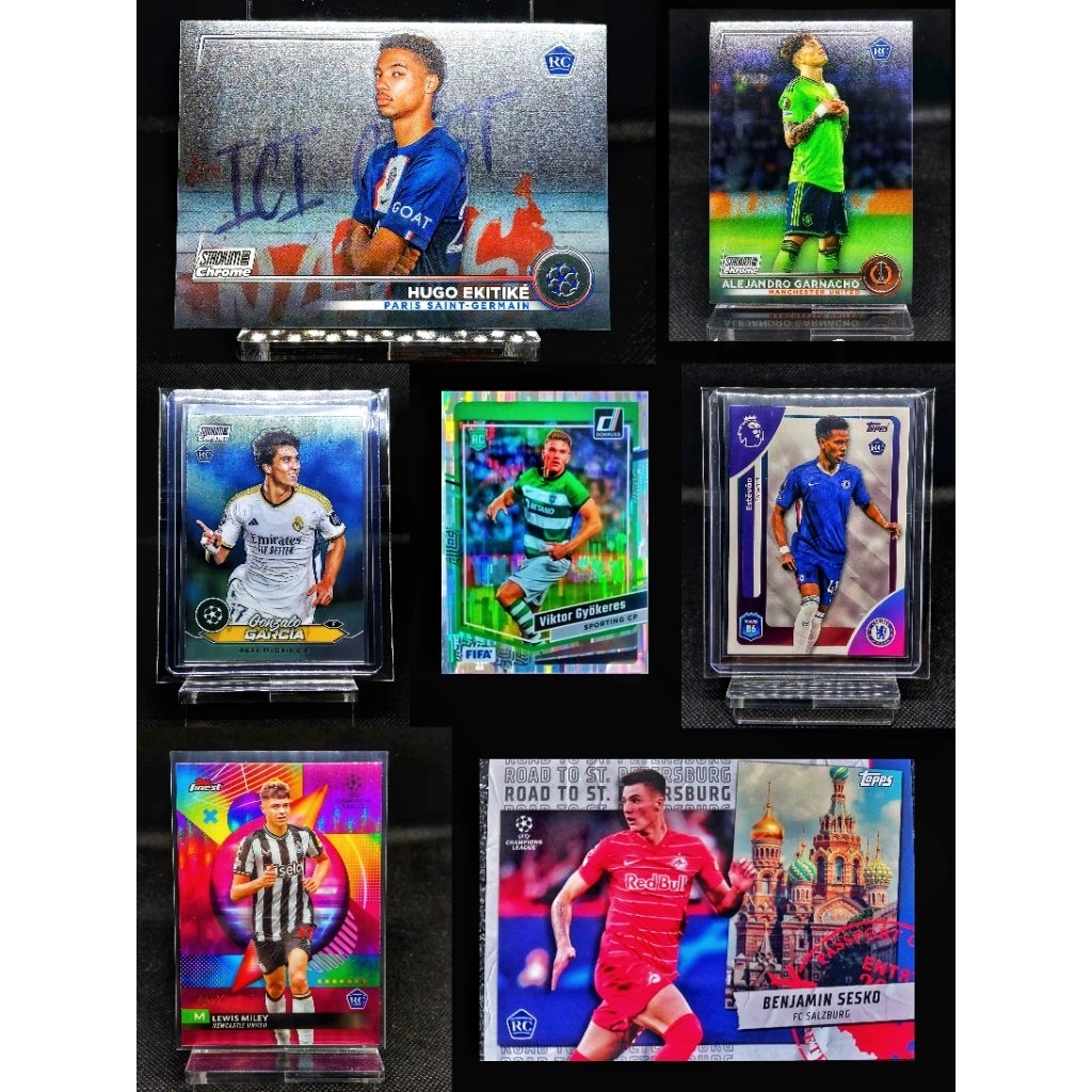 การ์ดนักฟุตบอล รวมดาวรุ่ง  Cole Palmer , JOAO PEDRO, GYOKERES , SESKO, EKITIKE *สินค้าลิขสิทธิ์แท้*