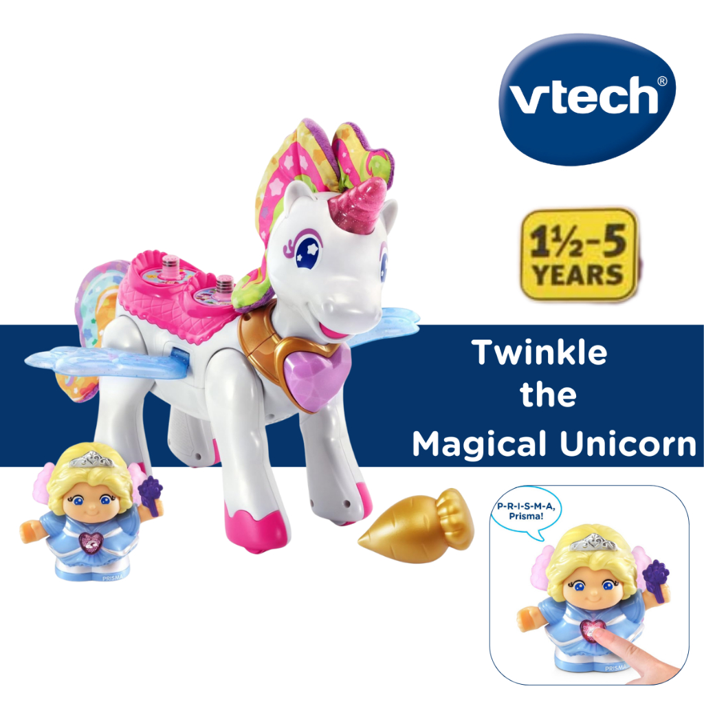 VTech Go! Go! Smart Friends Twinkle the Magical Unicorn ยูนิคอร์นเดินได้พร้อมเสียงเพลงและไฟ