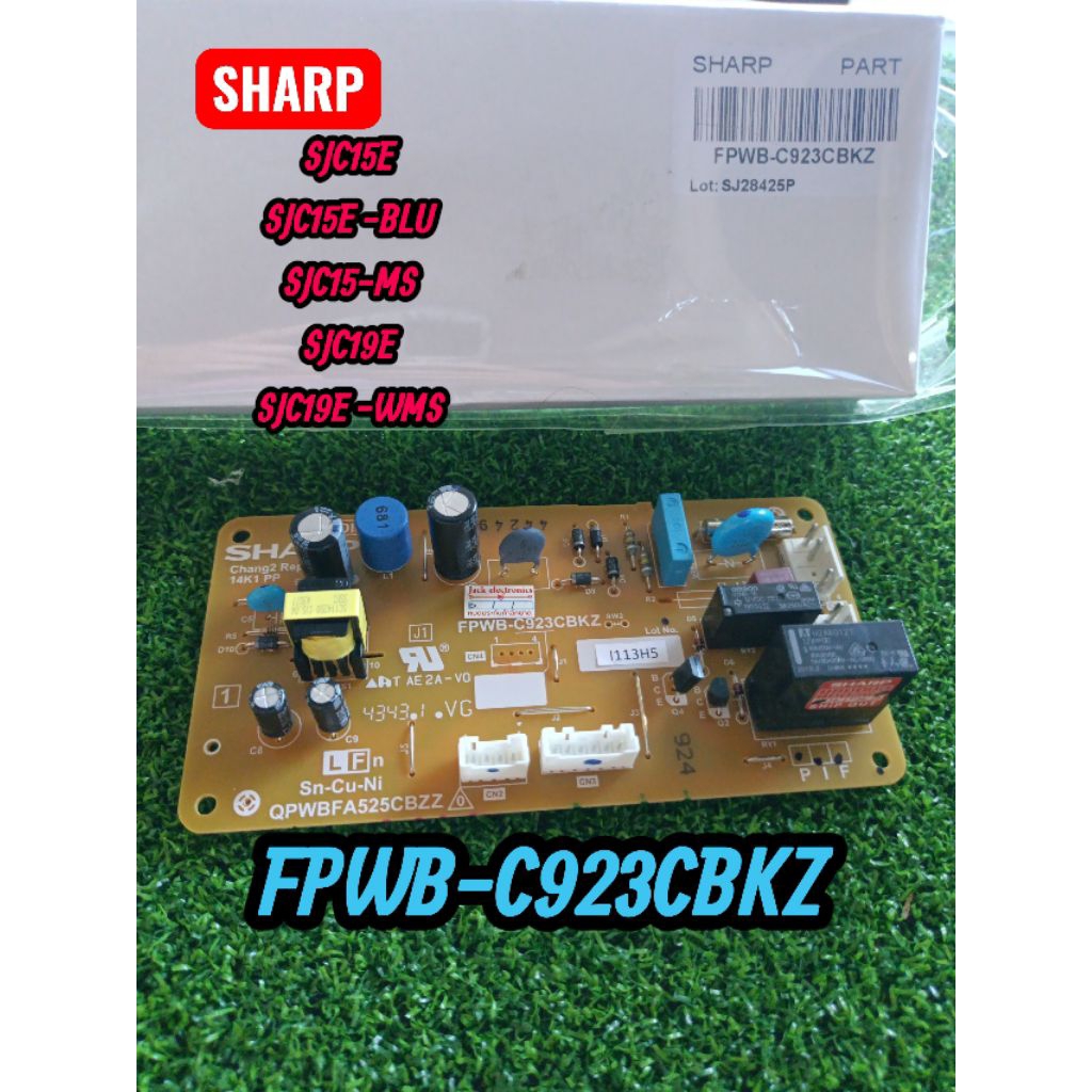 บอร์ดตู้เย็น sharpพาสFPWB-C923CBKZใหม่แท้ใช้กับตู้เย็นชาร์ปได้หลายรุ่น