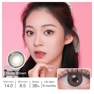 Magister & Realcon คอนแทคเลนส์ การมองเห็นปกติ Mini Olivia Brown/Gray Contact Lens 6 เดือน คอนแทคเลนส์สี