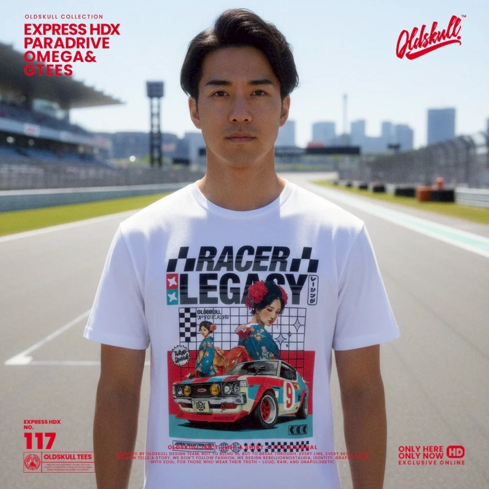 ลายใหม่ Oldskull Express HDX No.117 ลาย RACER LEGACY