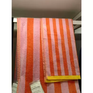 SLÅNHÖSTMAL สลวนเฮิสต์มัล ผ้าเช็ดตัว/ ผ้าเช็ดมือ ลายทาง (70x140 ซม./ 40x70 ซม)
