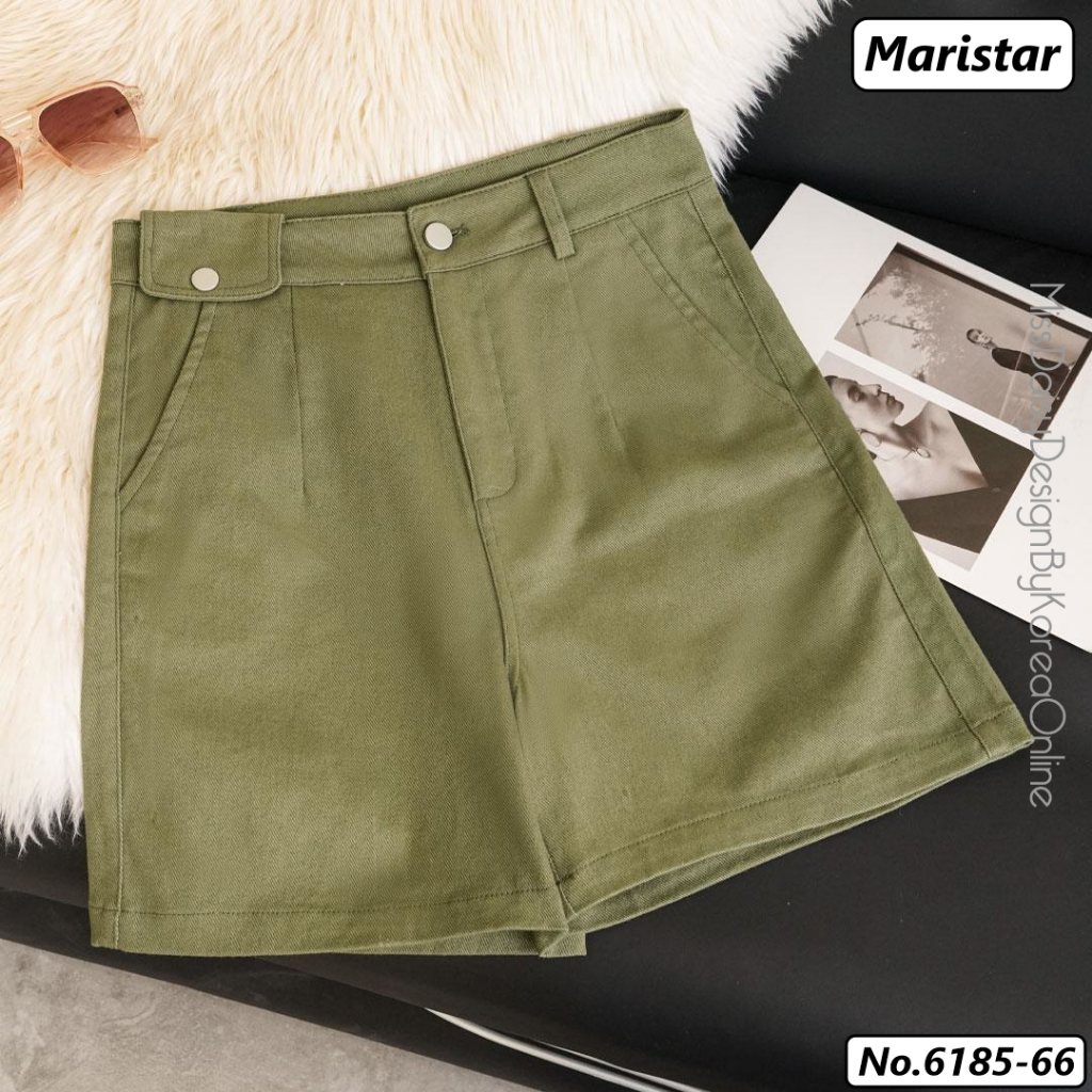 Maristar กางเกงขาสั้น No.6185 ผลิตจากผ้า Double Poplin