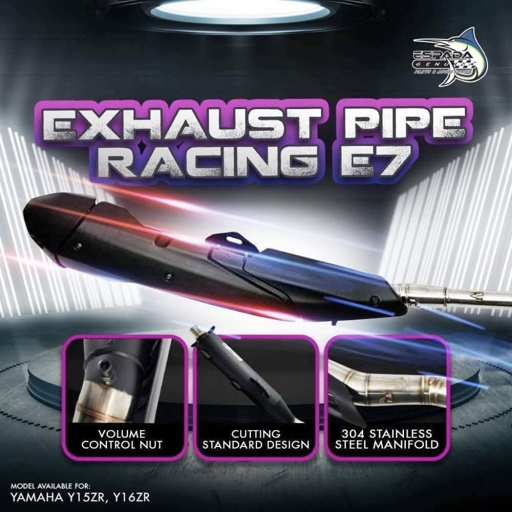 Exciter155 vva ท่อผ่า e7 แท้ ส่งจาก ไทย