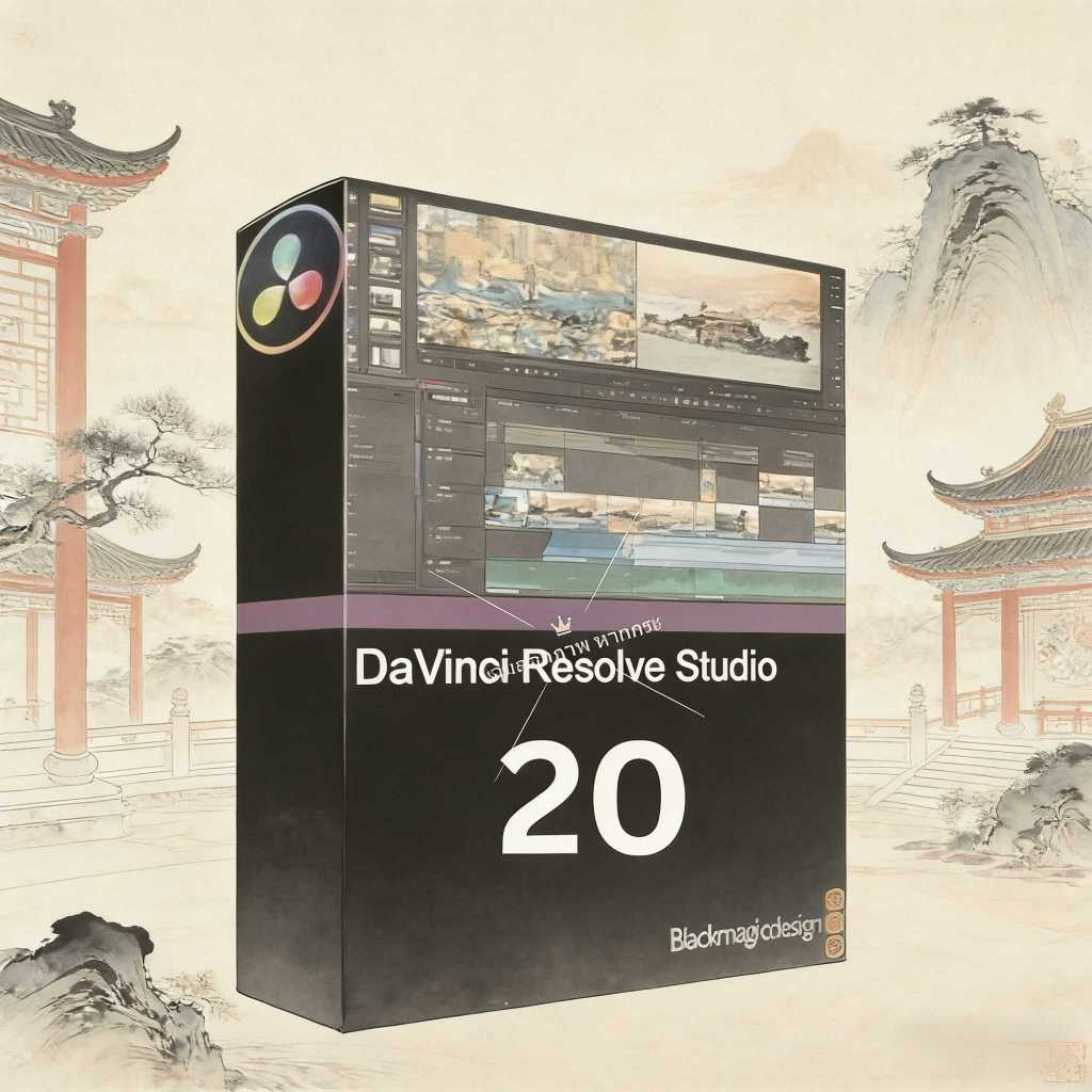 DaVinci Resolve Studio 20.x [ตัวเต็ม] โปรแกรมตัดต่อวิดีโอสำหรับ Windows และ Mac