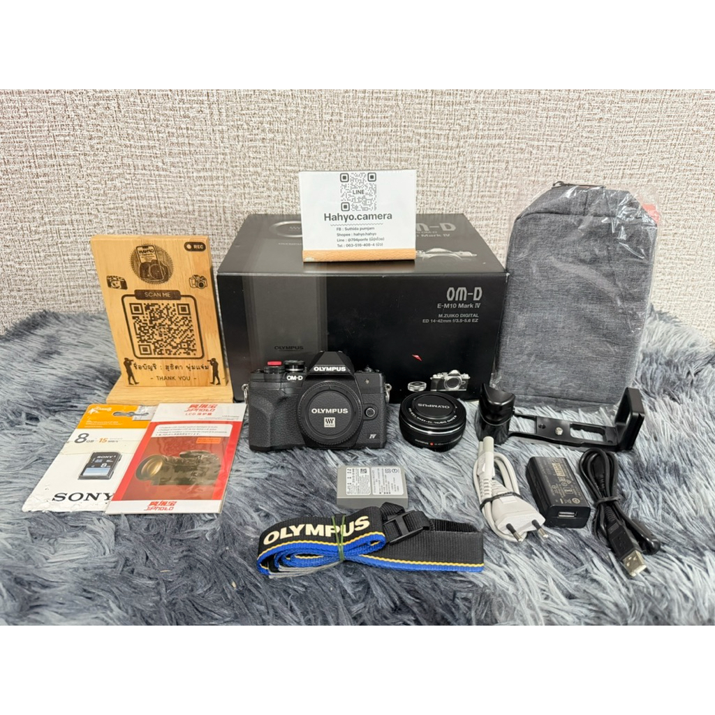 Olympus em10 mark iv สีดำครบกล่องสินค้ามือสองหมดประกัน 🛵 มีบริการส่งด่วน/ส่งทันที ในกทม. 🛵