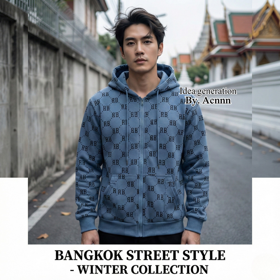 อู้ฟู่999👑 เสื้อแจ็คเก็ต RB โทนสีเรียบหรู มินิมอล เสื้อแขนยาว ผ้านิ่มใส่สบาย สวยๆ สกรีนเป๊ะปัง สไตล์