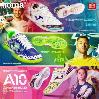 รองเท้าฟุตซอล Joma Limited Edition รองเท้าฟุตบอลโจม่า ลวดลายสีสันใหม่ พร้อมลงสนาม MINI MALL FOOTBALL CLUB