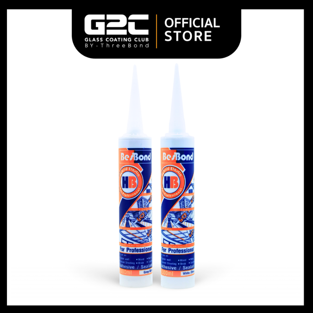 เบสบอนด์ ไฮบริด อิลาสติก อุดรอยรั่ว ติดแน่น ทนทาน ยืดหยุ่นสูง เบสบอนด์ BesBond Hybrid Elastic 300 ML.