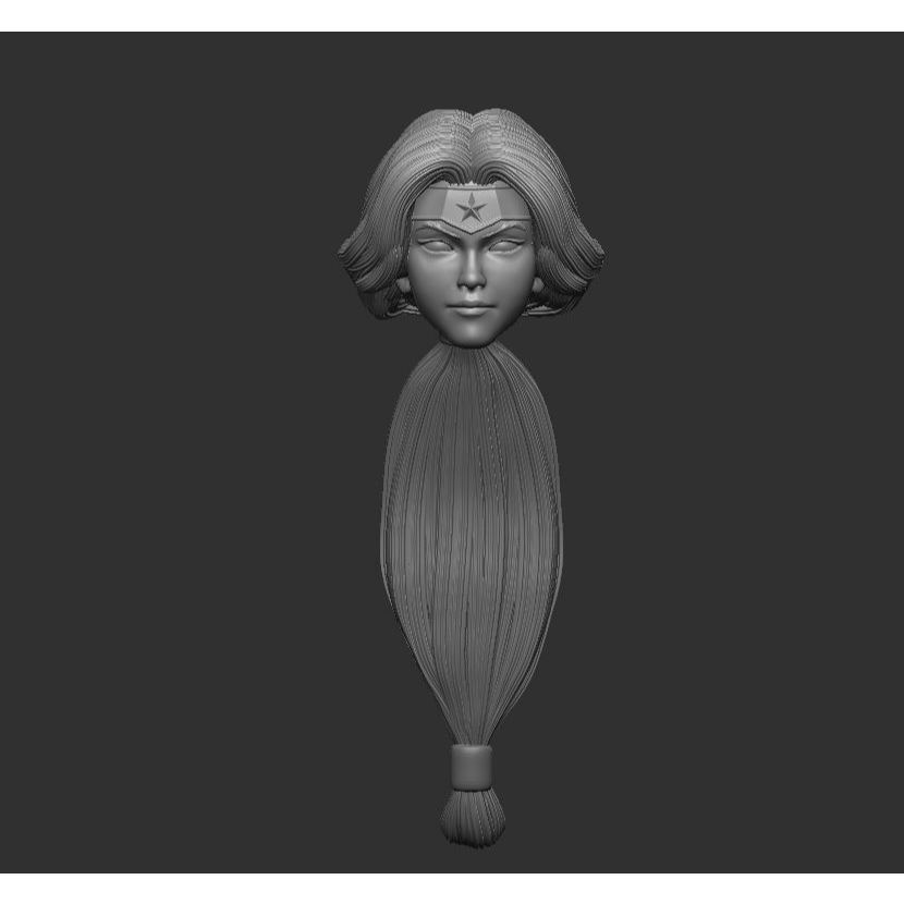 Wonderwoman - Headsculpt for Action Figures 3D print model