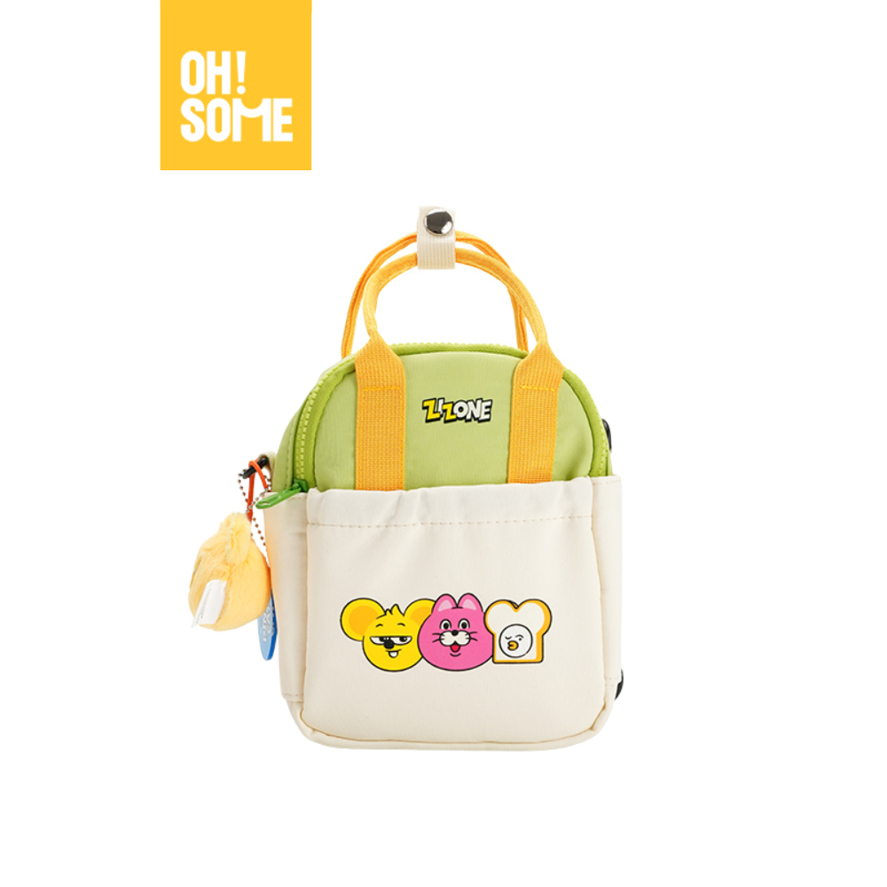 OHSOME x Zizone กระเป๋าเป้ ลายแมวพิงโก Multi-Purpose Backpack - รูปที่ 4