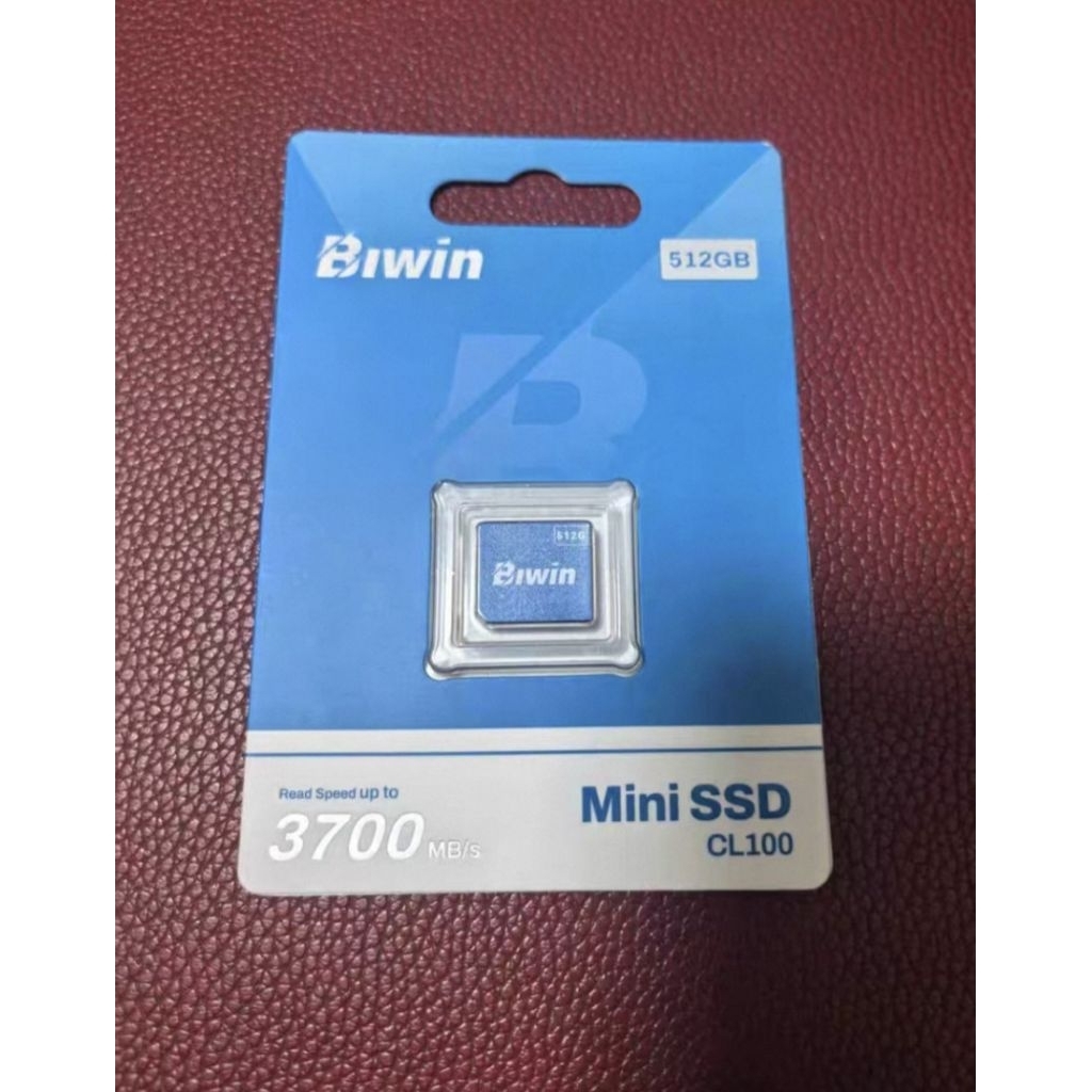 Mini SSD 512GB 3700mb/s BIWIN ขนาดเล็กเท่าเหรียญ เทคโนโลยีใหม่