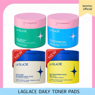 Laglace Daily Toner Pads/ Moisturizing/Acne 80 แผ่น แพดโทนเนอร์ลากลาส ลากลาส