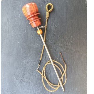 หลักไก่แบบหมุนได้รอบทิศ+เชือกล่ามไก่