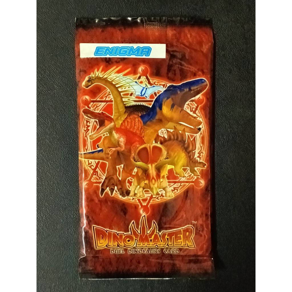 (Sealed Pack) ซองสุ่มการ์ดไดโน มาสเตอร์ Dino Master Duel Dinosaurs Trading Card ชุด Enigma Booster Pack