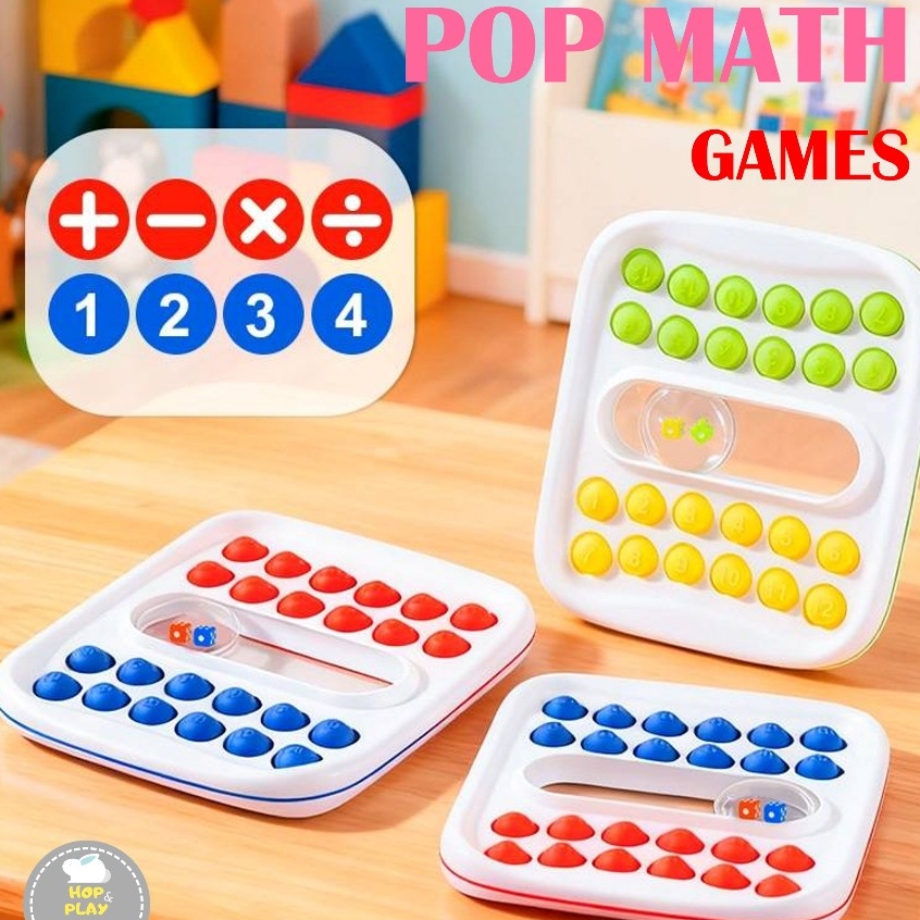 🎲Pop Math Games🎲 เกมส์หมุนลูกเต๋า กดปุ่มเลข เกมส์คณิตศาสตร์