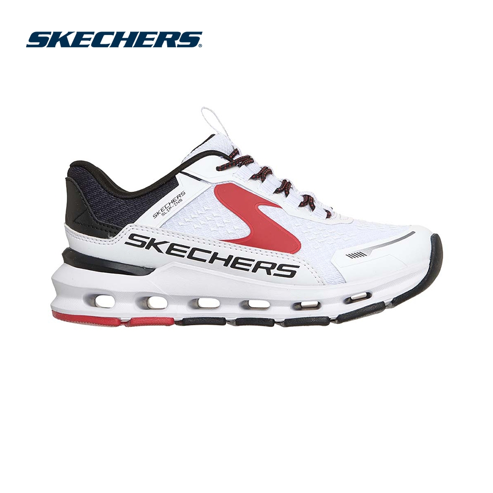 Skechers สเก็ตเชอร์ส รองเท้าเด็กผู้ชาย Boys Slip-ins Glide-Step Plus Vista-Lane Shoes - 404203L-WBKR