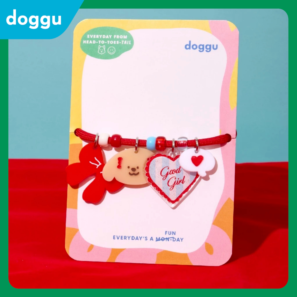 [พร้อมส่ง] DOGGU สร้อยคอสัตว์เลี้ยง SET Pick me Good Girl
