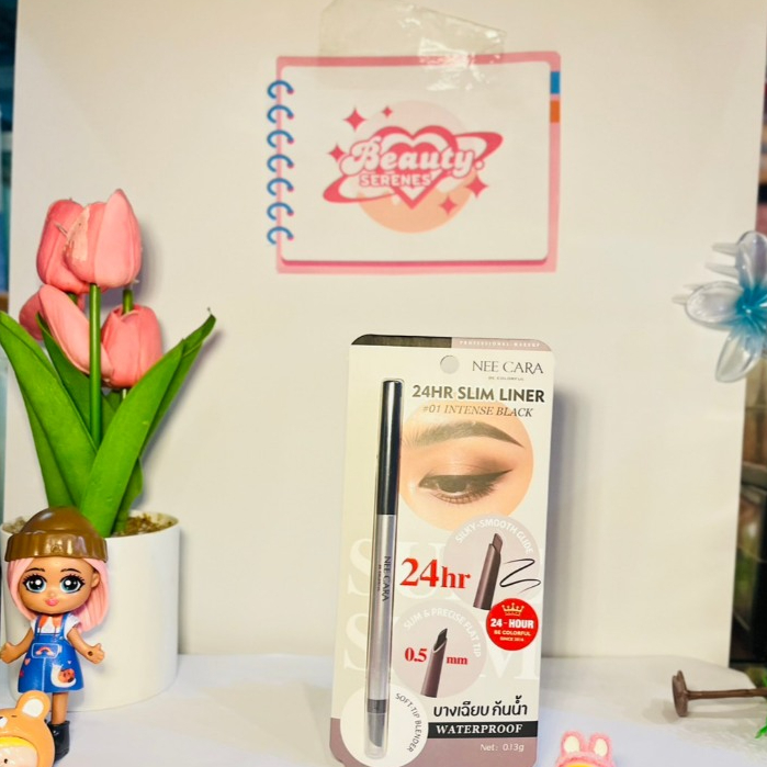 (1แท่ง) N420 Nee Cara 24hr Slim Liner อายไลเนอร์หัวแบน บางเฉียบ ติดทนนาน 24 ชม. ราคา ถูกที่สุด ดีลบีเคเค แกลเลอรีภาพที่ 3
