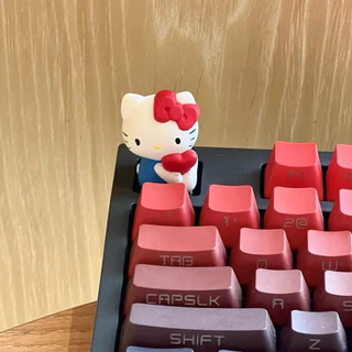 🍎⌨️{พร้อมส่ง! } [พร้อมส่ง] Hello Kitty ปุ่มคีย์บอร์ดคิตตี้ เฮลโลคิตตี้ คีย์บอร์ด พร้อมใช้ได้เลย🍎⭐️👀