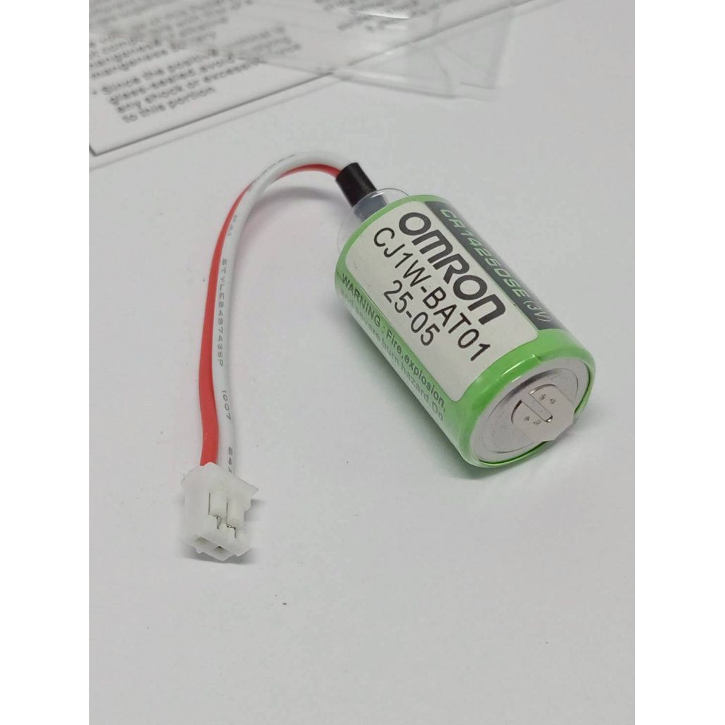 แบตเตอรี่ลิเธียมสำหรับ PLC รุ่น Omron CJ1W-BAT01 ร้านแนะนำสั่งเลย