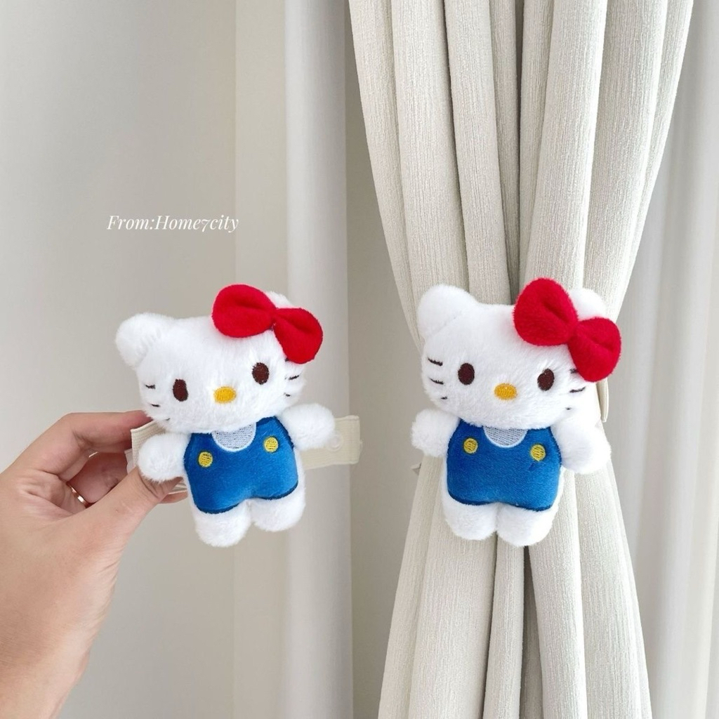 🍎🛋️{พร้อมส่ง !} Hello Kitty สายรัดผ้าม่านคิตตี้ สายรัดม่าน สายคล้องผ้าม่าน คิตตี้ 🍎⭐️👀🎀