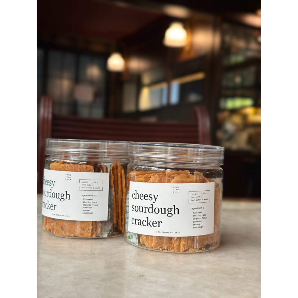 cheesy sourdough cracker (70g.)