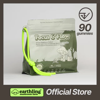กัมมี่เห็ด Focus & Flow | 3 เห็ดรวมเพื่อโฟกัส พลังงาน & สมดุล | 90 ชิ้น | มี อย.