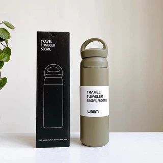 ขวดน้ำเก็บความเย็น กระบอกน้ำ500ML. สแตนเลส304คุณภาพดีราคาประหยัด แข็งแรง พกพาได้ง่าย น้ำหนักเบามีหูหิ้วถือสะดวกสุดๆ